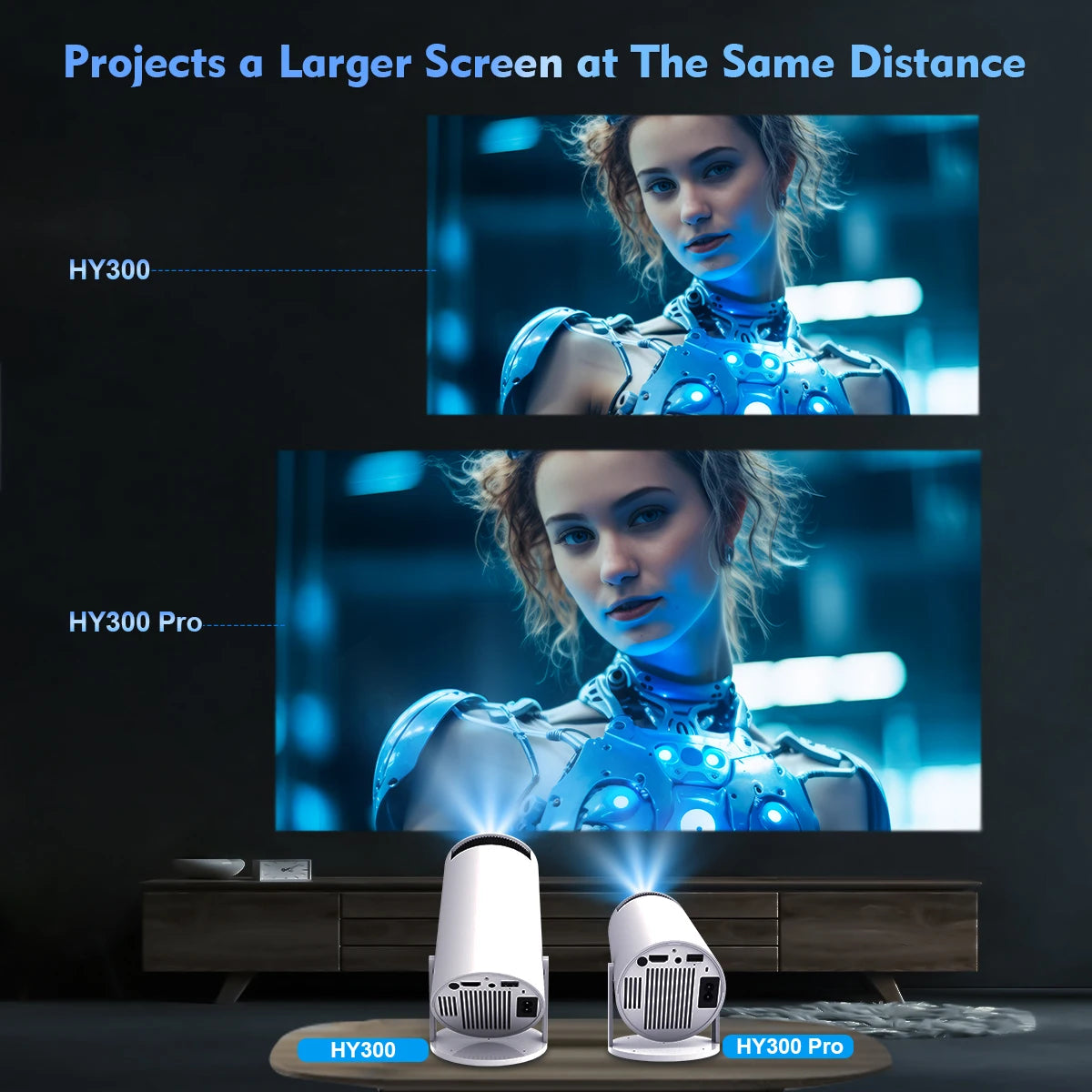 Magcubic Projector Android 11 4K 1280*720P Dual Wifi